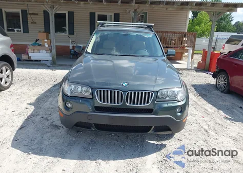 2008 BMW X3 3.0Si из США, поврежденный, VIN WBXPC93498WJ19136